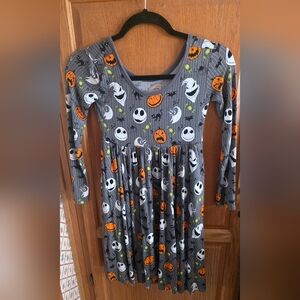 Little Sleepies Halloween Jack Skellington Print Long Sleeve Dress @ Disney